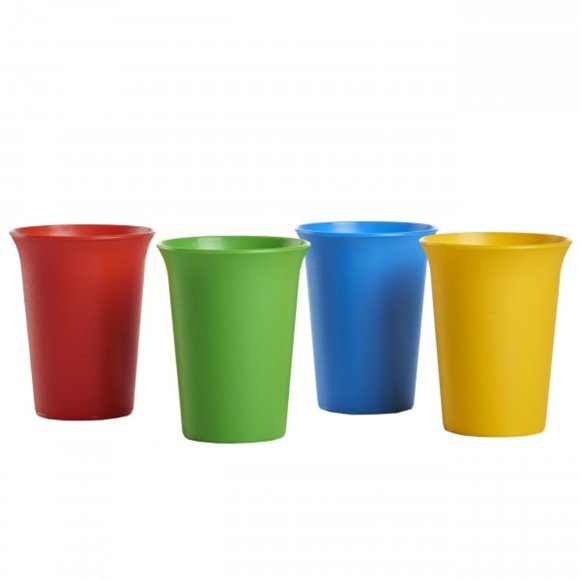 New Tupperware Bell Tumblers set of 4 w/seals - Picture 2 of 3